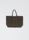 Washed Canvas 6-Pockets Tote, Medium — Khaki