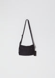 Gabardine Sacoche — Black