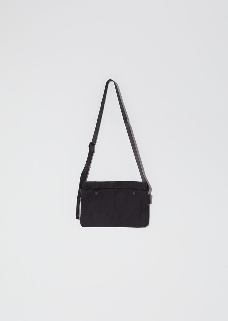 Gabardine Sacoche — Black
