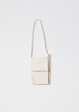 Washed Canvas Shoulder, Small — White