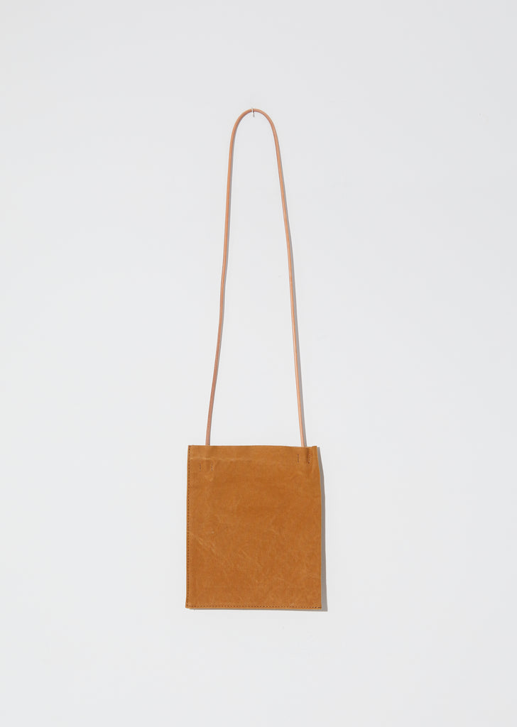 Washed Canvas Pochette — Mustard