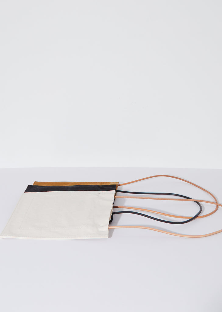 Washed Canvas Pochette — Mustard