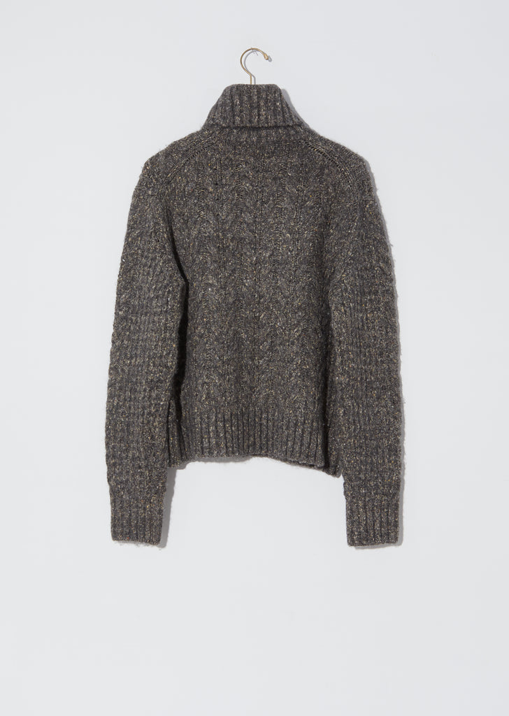 Baby Alpaca Blend Turtleneck Sweater