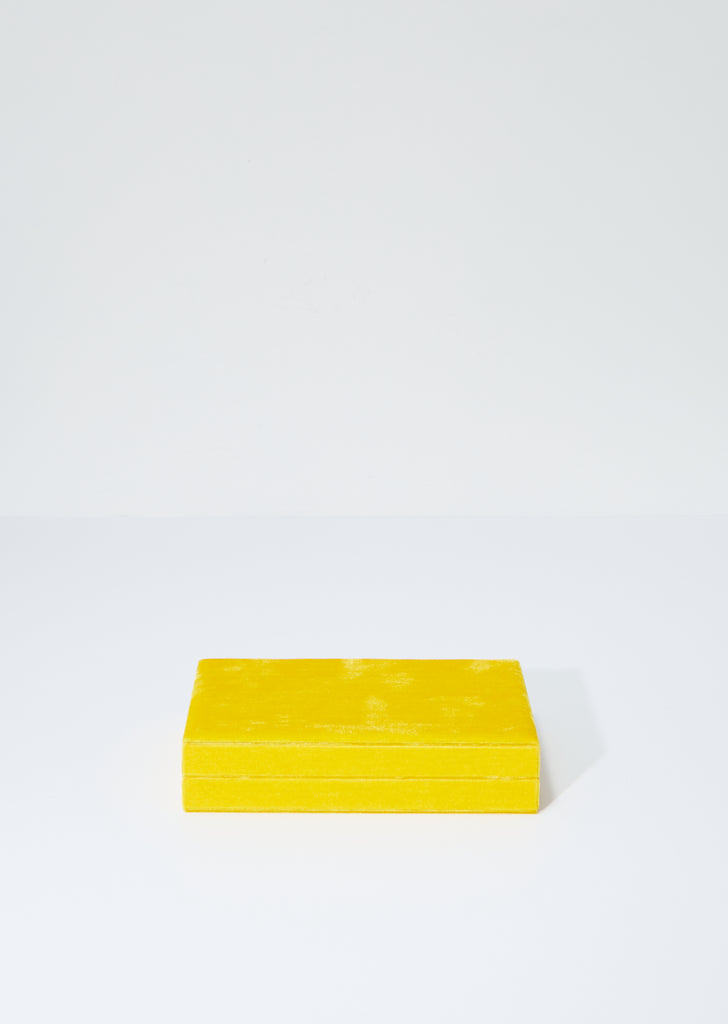 Tresor Velvet Jewelry Box - Canary