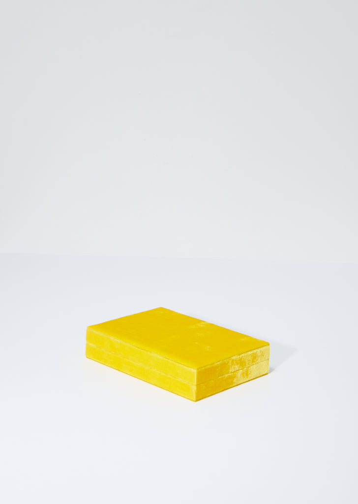 Tresor Velvet Jewelry Box - Canary