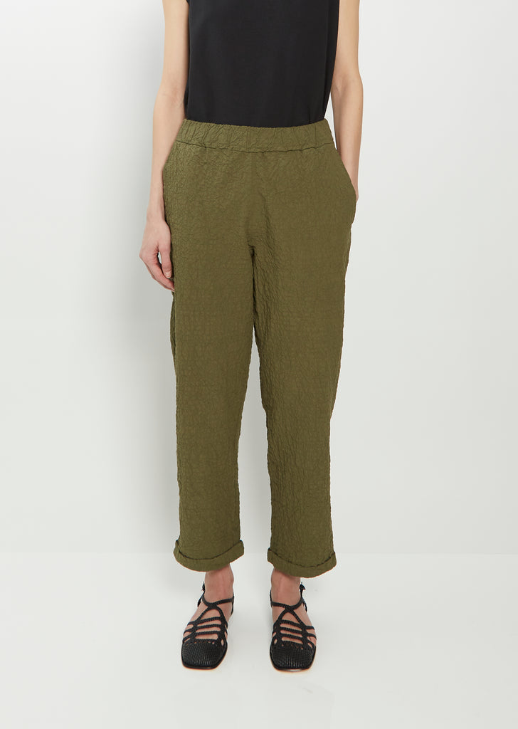 Vela Textured Cotton Pant
