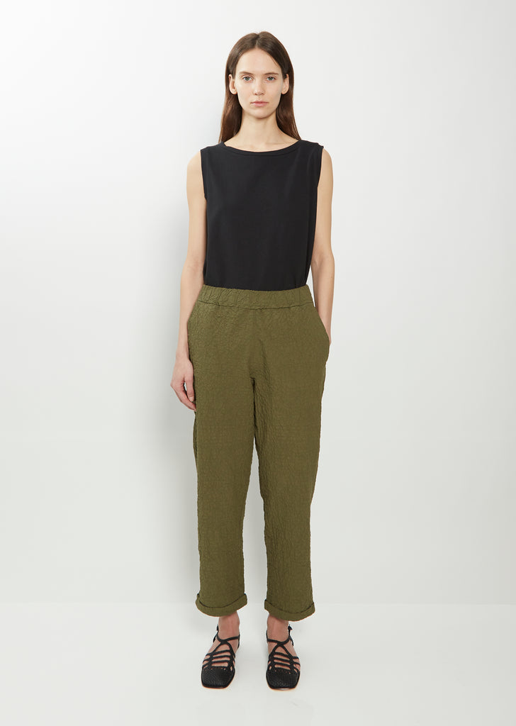 Vela Textured Cotton Pant