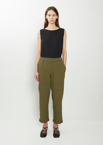 Vela Textured Cotton Pant