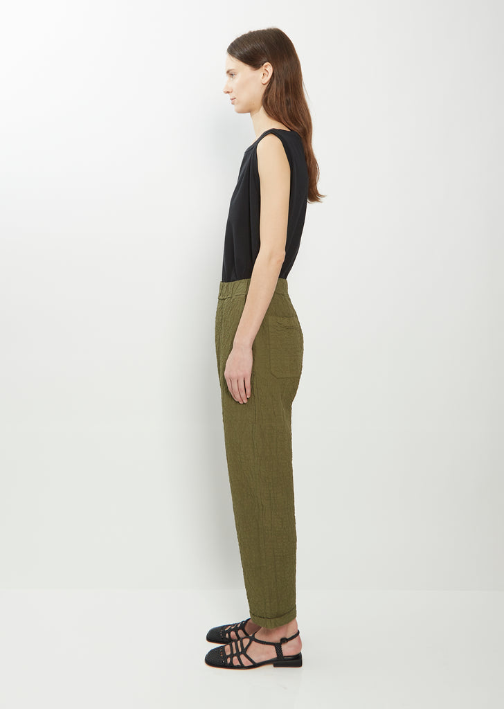 Vela Textured Cotton Pant