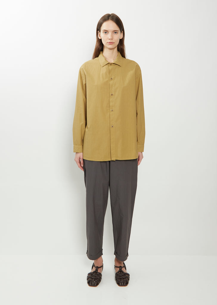 Angello Cotton Shirt - Brown