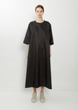 Darby Silk Taffeta Dress — Black