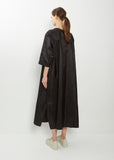 Darby Silk Taffeta Dress — Black