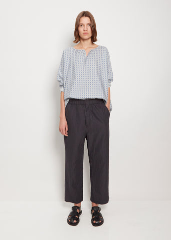 Chambray Twill Easy Trousers