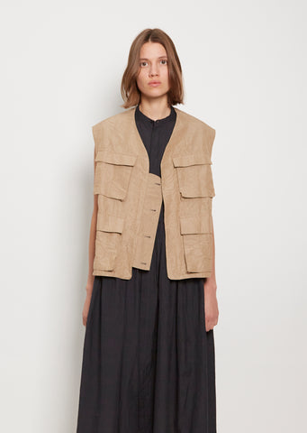Wrinkle Fisherman Vest