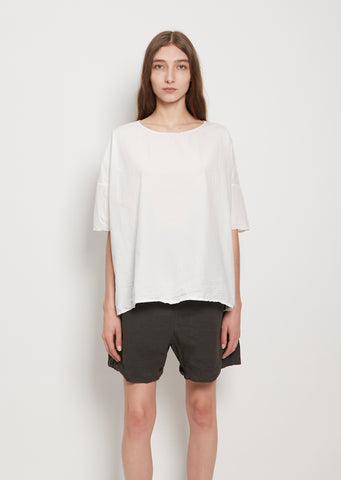 Tissue Cotton T-Shirt — Milk