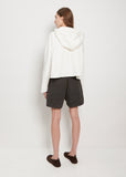 Heavy Cotton Hooded Cardigan