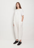 Tissue Cotton Salopette