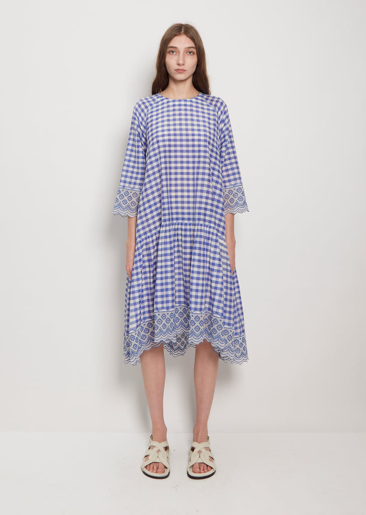 Drop Waist Silk Cotton Dress