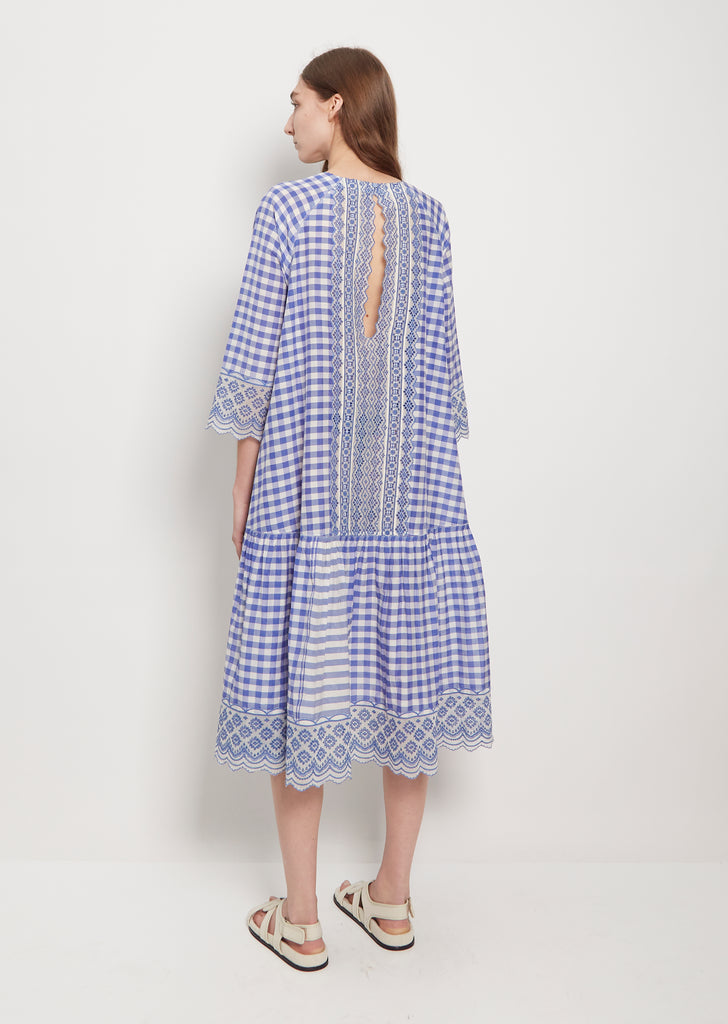 Drop Waist Silk Cotton Dress