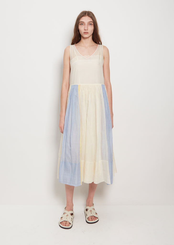 Strappy Silk Cotton Sundress