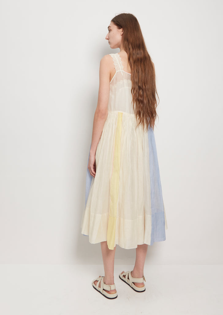 Strappy Silk Cotton Sundress