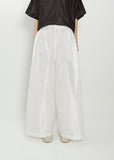 Purl Very Wide Silk Pant — White