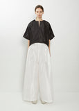 Purl Very Wide Silk Pant — White