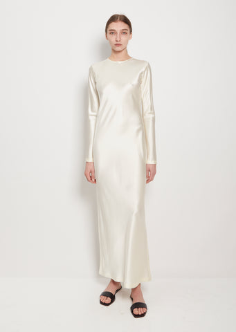 Jacqueline Satin Silk Dress
