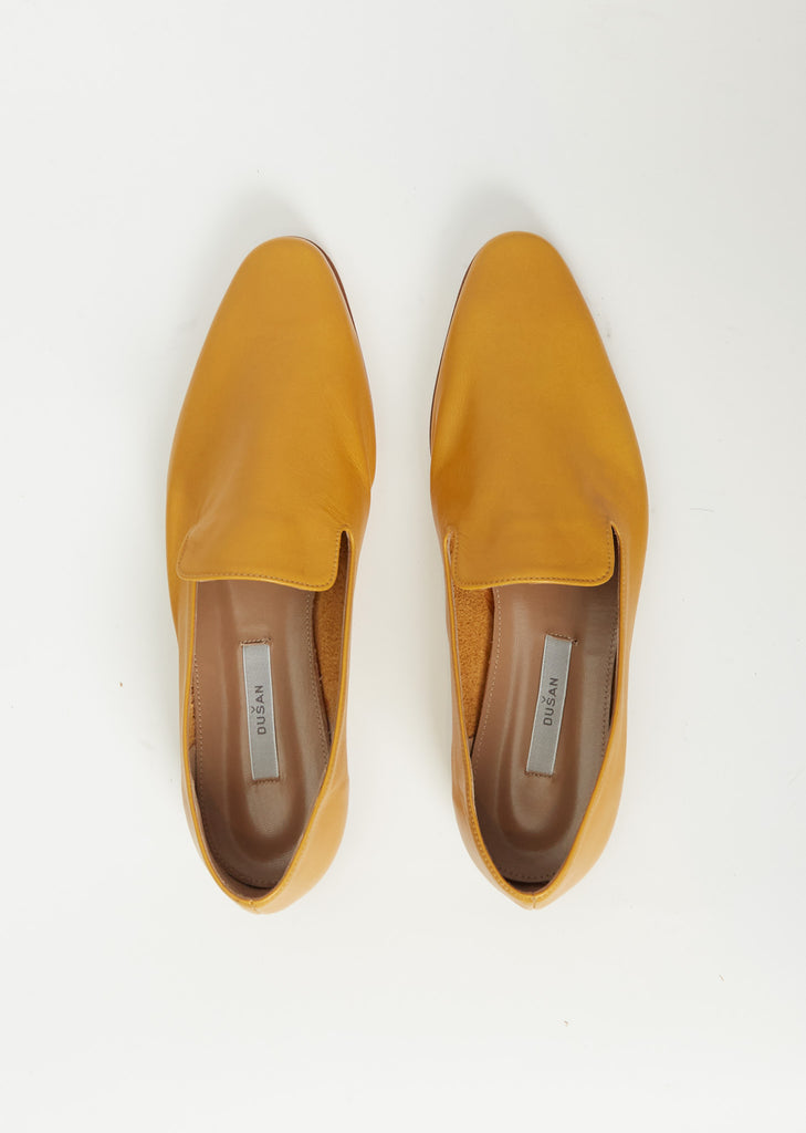 Savana Lambskin Moccasins — Ambra