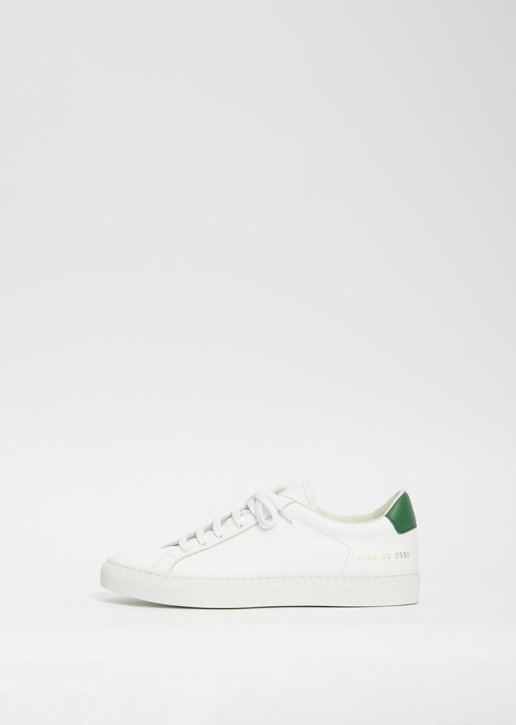 Retro Low — White/Green