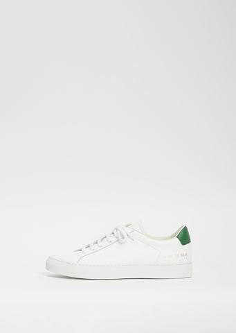 Retro Low — White/Green