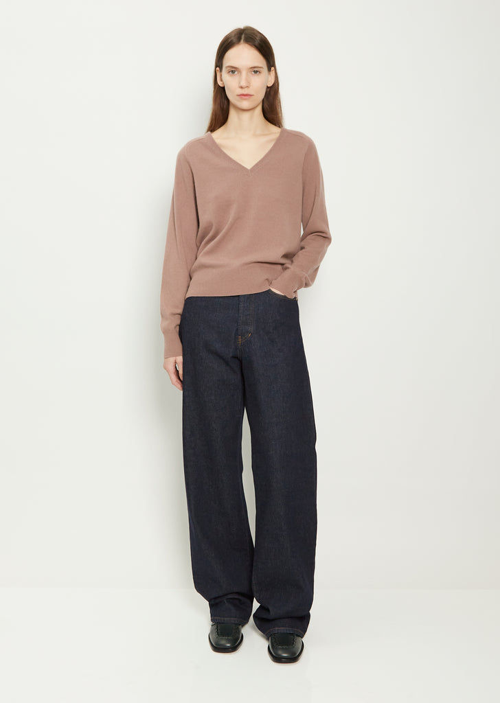 Tarsi Cashmere Sweater — Old Rose
