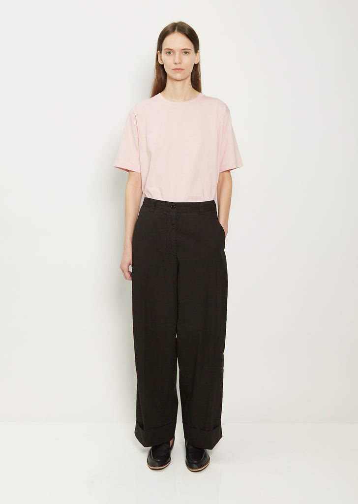 Pakora Cotton Pants — Black