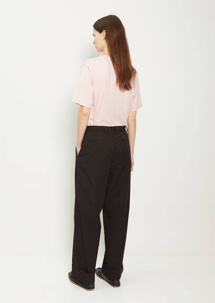 Pakora Cotton Pants — Black