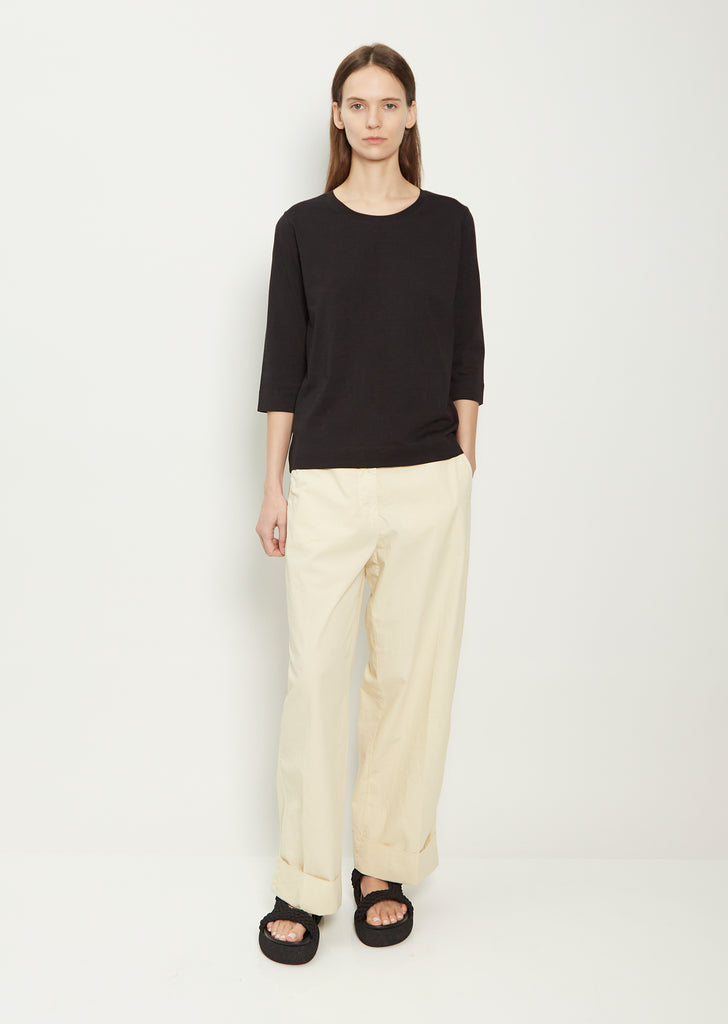 Hefiz Cotton Jersey — Black