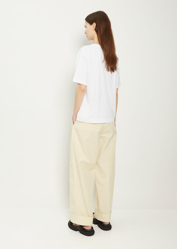 Heydu Cotton T-Shirt —White