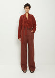 Belted Pocket Cotton Linen Pant