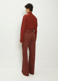 Belted Pocket Cotton Linen Pant
