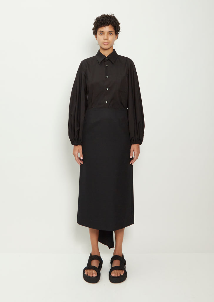 Wool Twill Skirt