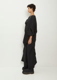 Wool Blend Stripe Dress