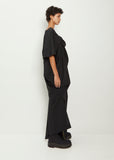 Wool Blend Stripe Dress