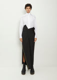 Wool Blend Stripe Pant