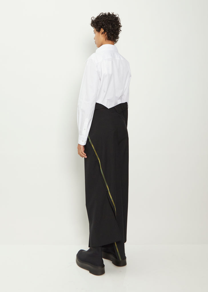 Wool Blend Stripe Pant