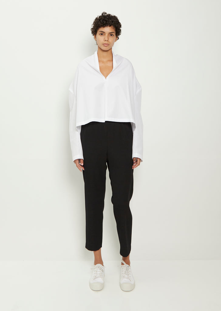 Cotton V-Neck Blouse