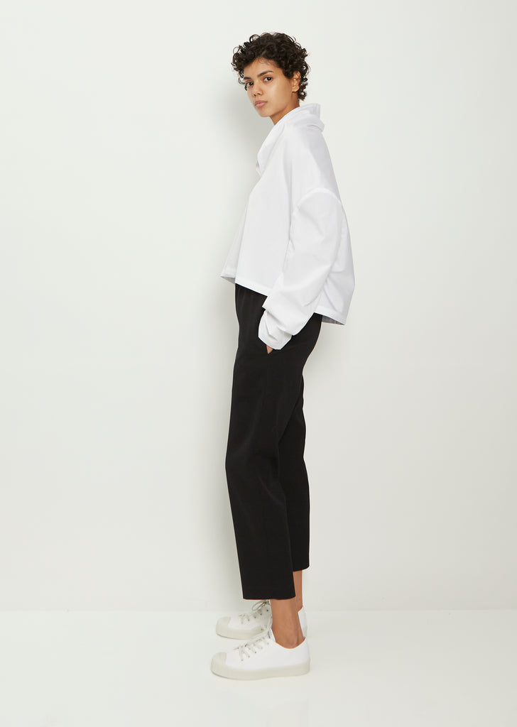 Wool Drawstring Trousers