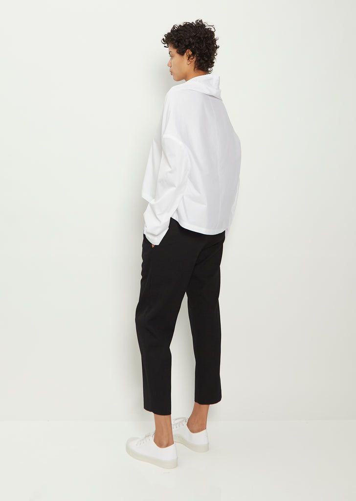 Cotton V-Neck Blouse