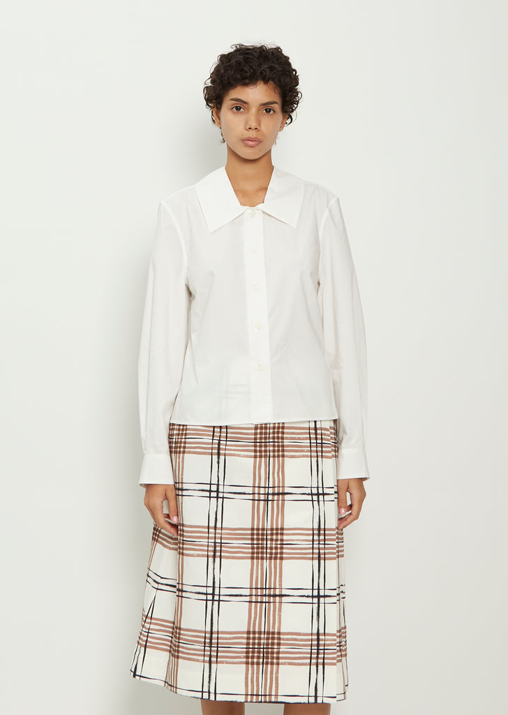 Cotton Bold Collar Shirt