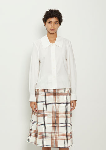 Cotton Bold Collar Shirt