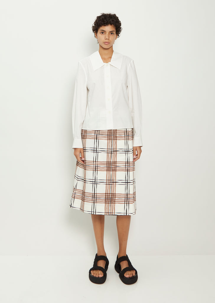 Cotton Bold Collar Shirt