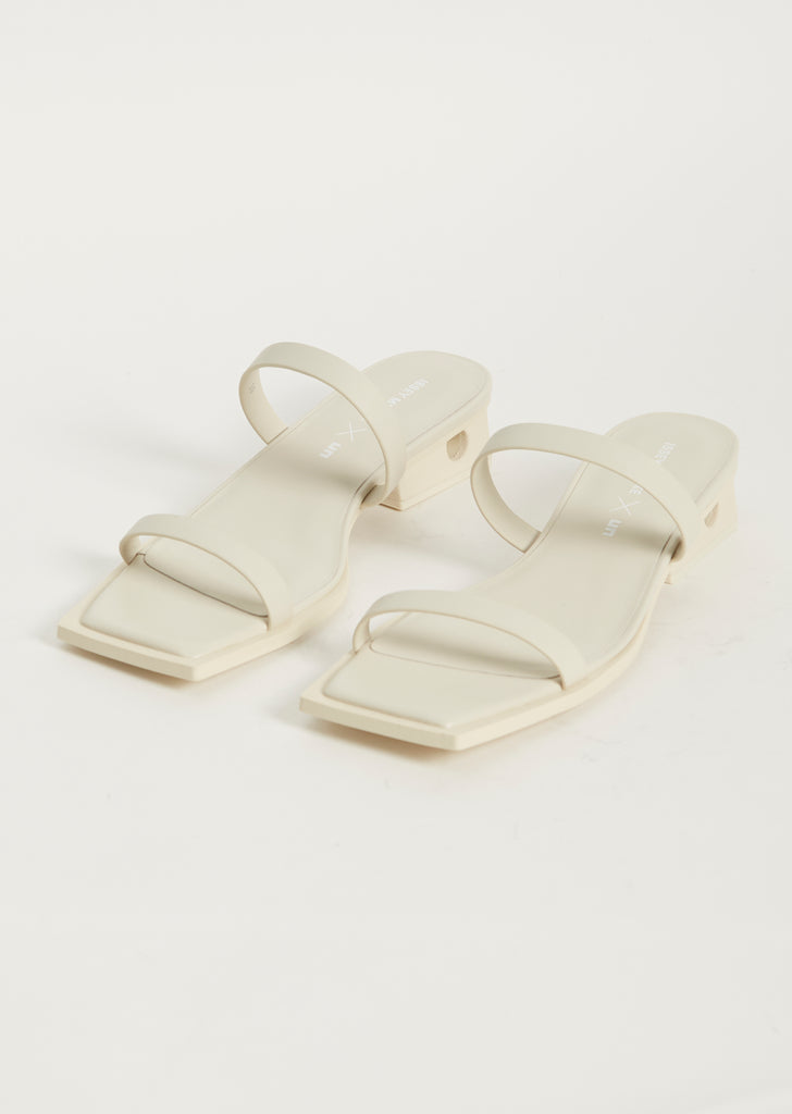 Block Sandal — Off White